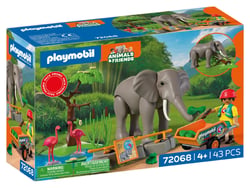 PLAYMOBIL® - Eléphants et soigneur animalier - 72068 - Promo Pack