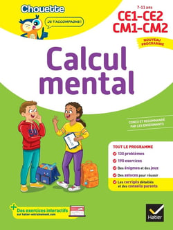 Chouette entraînement : Calcul mental - CE1, CE2, CM1, CM2