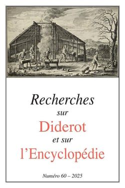 Recherches sur Diderot et sur l'encyclopédie n.60 (édition 2025)