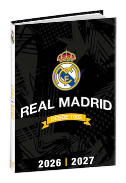 Agenda scolaire journalier 2026/2027 Quo Vadis - 12 x 17 cm - Real de Madrid