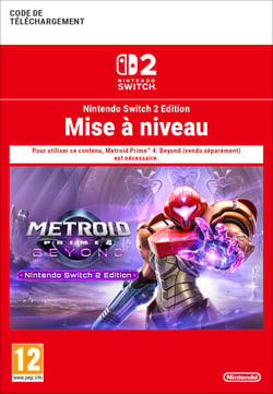 Code de téléchargement Mise à niveau Metroid Prime 4 Beyond - Nintendo Switch 2