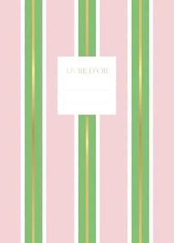 Livre d'or - Rose et Vert