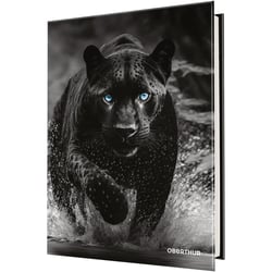 Agenda scolaire journalier 2026/2027 Oberthur - 12,5 x 17,5 cm - Sauvage panthère