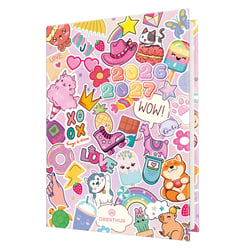 Agenda scolaire journalier 2026/2027 Oberthur - 12,5 x 17,5 cm - Kawaii