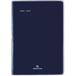 Agenda scolaire semainier 2026/2027 Oberthur - bleu marine