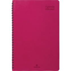 Agenda scolaire semainier 2026/2027 Oberthur - Grenade fuchsia