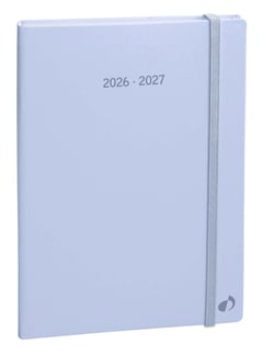 Agenda scolaire semainier 2026/2027 Exacompta - Pastel bleu - Ministre