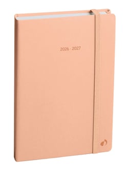 Agenda scolaire semainier 2026/2027 Exacompta - Pastel pêche - Ministre