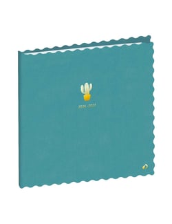 Agenda scolaire semainier 2026/2027 Exacompta - 16 x 16 cm - Céladon - Festy