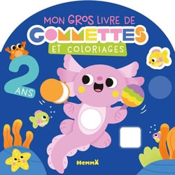 Mon gros livre de gommettes et coloriages - 2 ans
