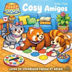 Cosy amigos - livre de coloriage - cosy coloriage