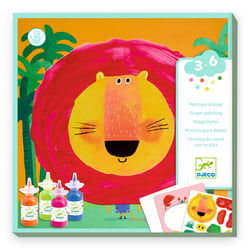 Peinture au doigt : animaux foufous - Djeco
