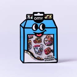 Stickers Omy - Faboulous stickers big - Milk