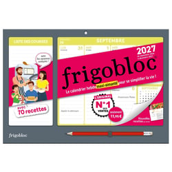 Frigobloc : Hebdomadaire : Compact - avec 70 recettes (édition 2027)