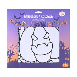 BANDEROLE A COLORIER HALLOWEEN
