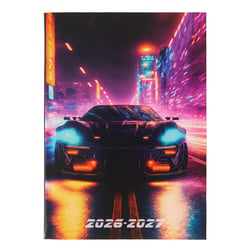 Agenda journalier 2026/2027 - Voiture - 12 x 17 cm- Cultura