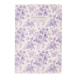 Agenda semainier 2026-2027- Floral - 10 x 15 cm - Cultura