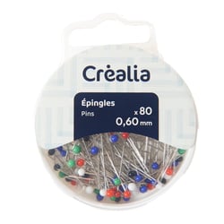 EPINGLES TETES PERLES x80