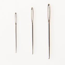 Lot de 3 aiguilles pour laine et tapis - Créalia