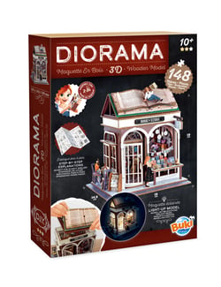 Maquette diorama librairie - Buki
