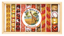 Coffret 60 billes Savane