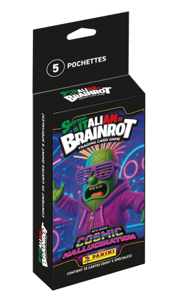 Blister 5 pochettes Panini - Skifidol Italian Brainrot