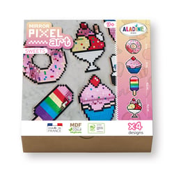 Mirror Pixel Art : sweets - Aladine Kids