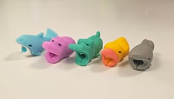 Lot de 5 protections de câble Mobility Labs - Animaux marins
