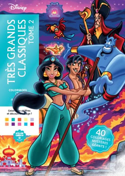 Coloriages Mystères Disney - Très grands classiques Tome 02