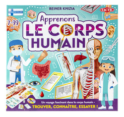 Apprenons le corps humain - Jeu de société enfant - Tactic France