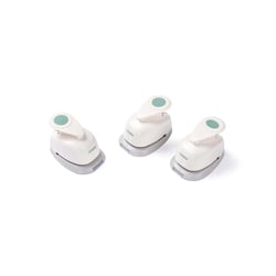 Lot de 3 petites perforatrices rondes - 1,6 cm - Créalia