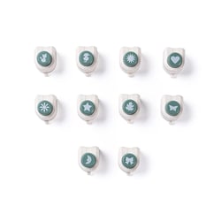 Lot de 10 mini-perforatrices motifs pour punch board Créalia