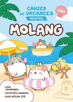 Cahier de vacances adultes - Cosy Molang