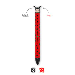 Stylo à bille à deux couleurs Legami - Ladybug - Coccinelle 