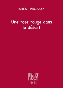 Une rose rouge dans le désert