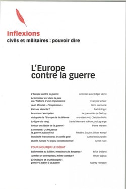 Inflexions n.33 : l'Europe contre la guerre