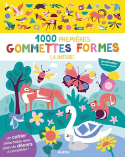 1000 premières gommettes formes la nature