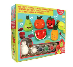 Mes fruits kawaii à peindre - 6 fruits