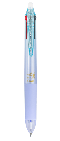 Stylo 4 couleurs Pilot - FriXion Ball 4 Colors - Corps dégradé bleu - pointe fine