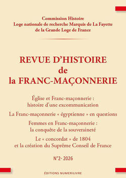 REVUE D'HISTOIRE DE LA FRANC-MAÇONNERIE - N°2 : Loge nationale de recherche Marquis de La Fayettede la Grande Loge de France