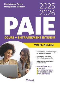Le Tout-en-un Paie 2025-2026 : Cours + entraînement intensif