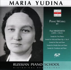 Hindemith, Paul : Oeuvres pour piano - Sonates - Maria Yudina