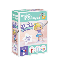 Mes amis Kawaii - Coffret unitaire La fillette et son hamster - Mako moulages