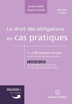 Le droit des obligations en cas pratiques (7e édition)