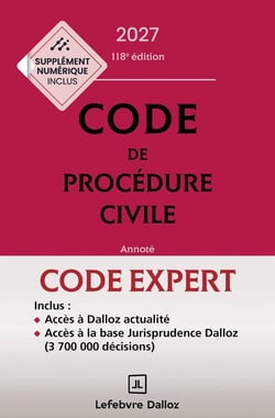 Code de procédure civile (édition 2027)