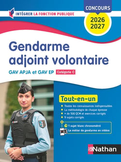 Gendarme adjoint volontaire - Catégorie C (édition 2026/2027)