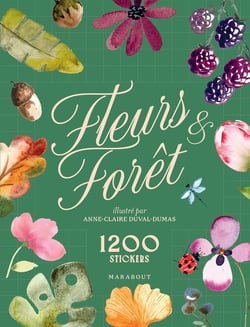 Stickers Fleurs et Forêt: 1200 stickers