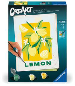 Peinture au numéro Ravensburger - CreArt  - Citron - 18 x 24 cm