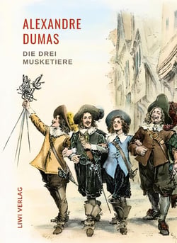Alexandre Dumas: Die drei Musketiere. Neuausgabe der Übersetzung von Georg Carl Lehmann : Ein Meisterwerk der Abenteuerliteratur, das durch seine lebhafte Schilderung des historischen Frankreichs bis heute fasziniert.