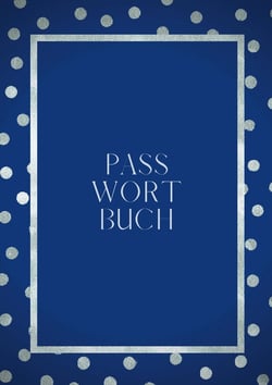 Passwort Buch - A5 - Notizbuch für Passworter - zweispaltiger Organizer - 100 Seiten - FSC Papier : Passwortbuch - Papierqualität 90 g/m² - Passwort Manager analog
